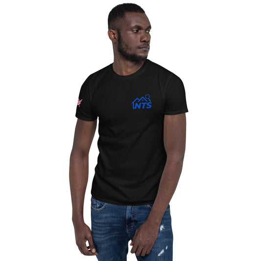 NTS Short-Sleeve Unisex T-Shirt with American Flag