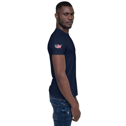 NTS Short-Sleeve Unisex T-Shirt with American Flag