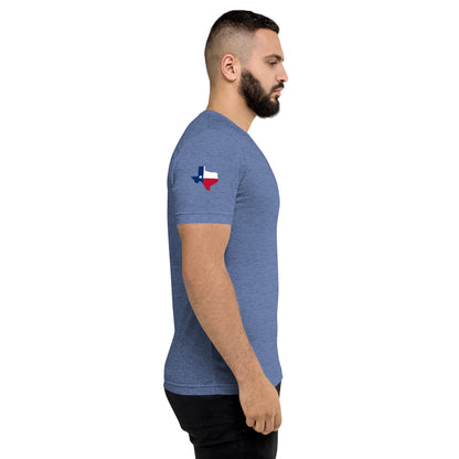 NTS Tri-Blend Fabric Front and Back with Texas Flag
