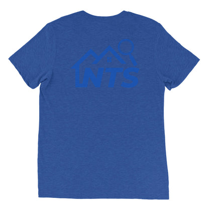 NTS Short sleeve t-shirt tri-blend fabric Front and Back